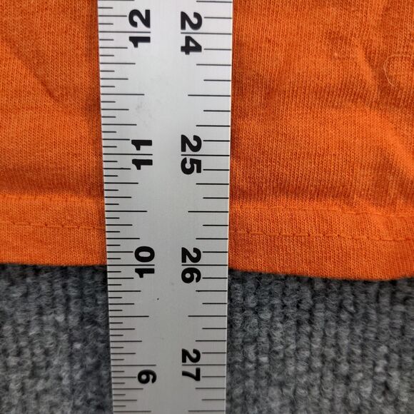 Gildan Men's Alpha Gamma Delta T-Shirt Orange Medium Short Sleeve Heavy Cotton - Picture 13 of 14